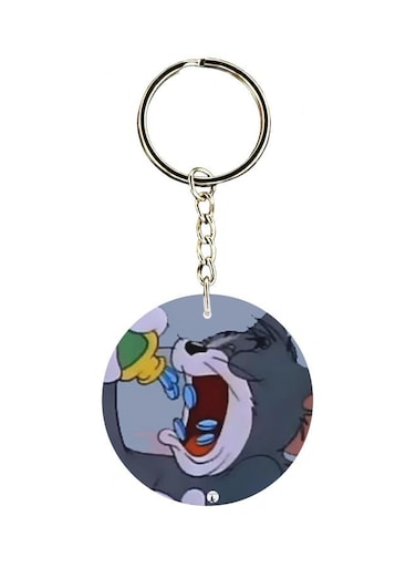 Tom Character Printed Keychain