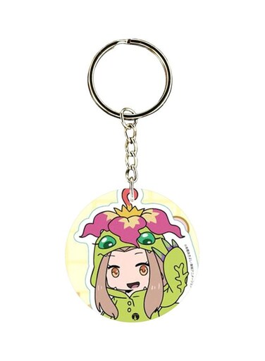 Anime Digimon Double Side Printed Keychain
