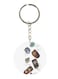Double Sided Digimon Printed Keychain