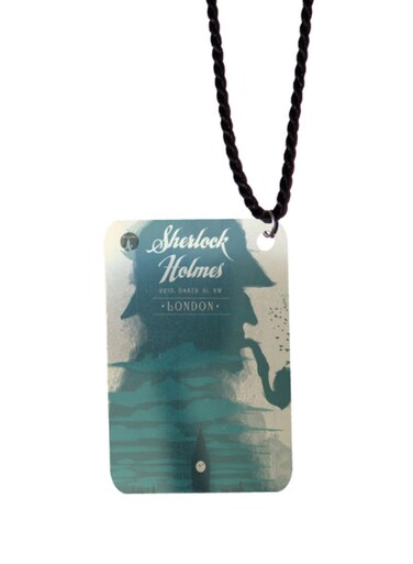 TV Show Sherlock Printed Car Mirror Pendant