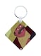 Adnan And Lina Wooden Keychain