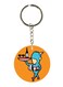 Captain America Printed Keychain