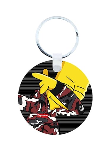 Simpsons Wooden Keychain