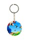Cartoon Printed Double Sided Keychain