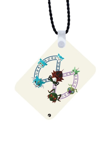 Digimon Printed Car Mirror Pendant