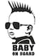 Baby On Board Funny Car Sticker