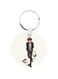 Digimon Anime Wooden Keychain