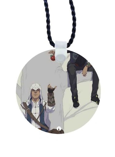 Assassin's Creed Printed Car Mirror Pendant