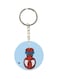 Single Sided Spiderman Printed Keychain