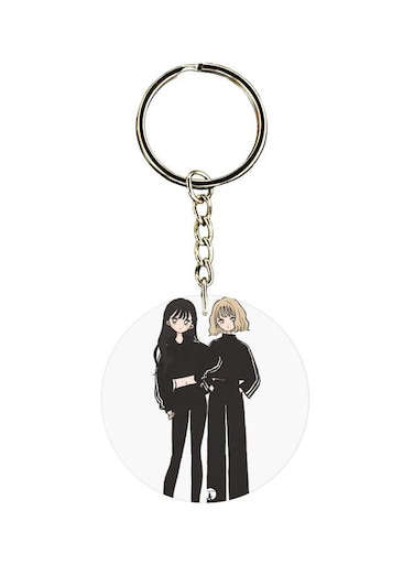 Girl Printed Keychain