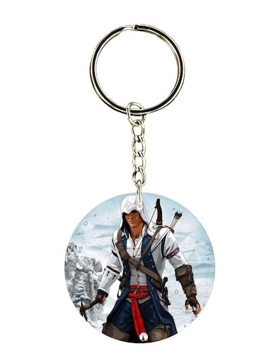 Assassins Creed Double Side Printed Keychain