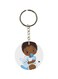 Baby Girl Printed Double Sided Keychain