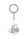 Cartoon Themed Single Sided Keychain