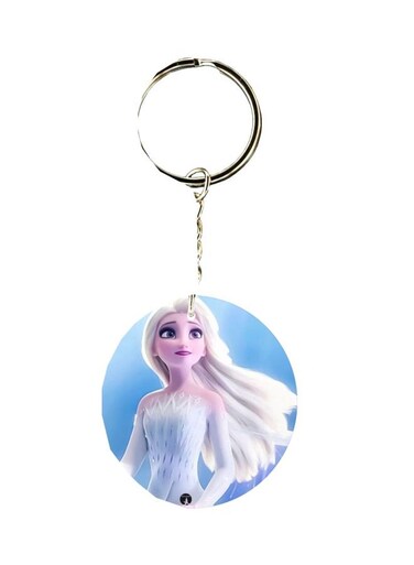Double Sided Cartoon Printed Keychain