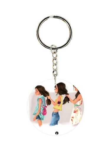 Cartoon Themed Single Sided Key Chain