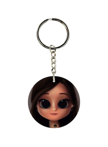 Girl Printed keychain