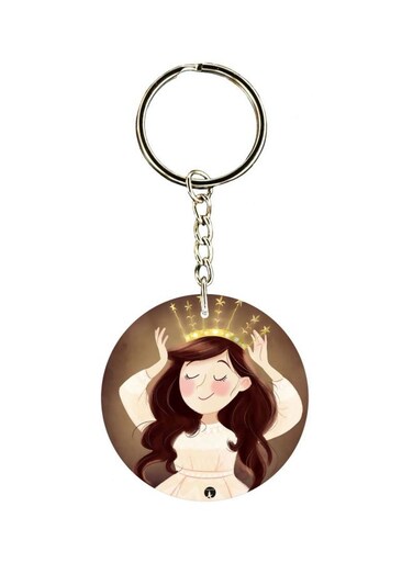 Double Side Printed Keychain
