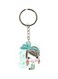 Cartoon Themed Single Sided Keychain