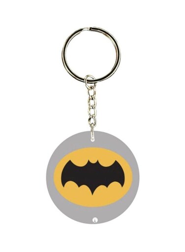 Batman Logo Printed Keychain