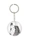 Cartoon Girl Printed Keychain