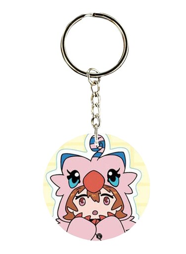 Double Sided Digimon Printed Keychain