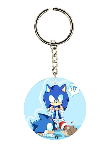 Sonic Printed Keychain