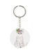 Cat Themed Single Sided Keychain