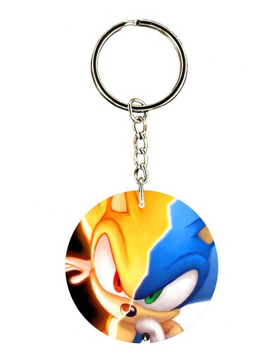 Sonic Double Side Printed Keychain