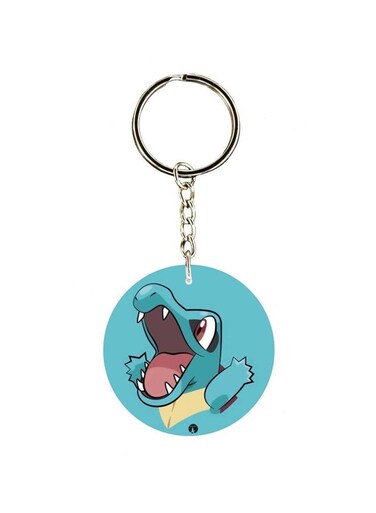 Cartoon Themed Single Sided Keychain
