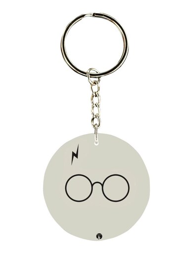 Double Sided Harry Potter Printed Keychain