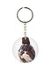 Girl Printed Double Sided Keychain