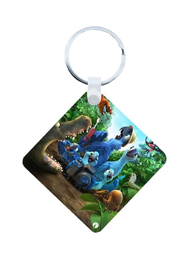 Rio Printed Wooden Keychain