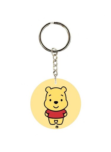 Cartoon Themed Single Sided Keychain