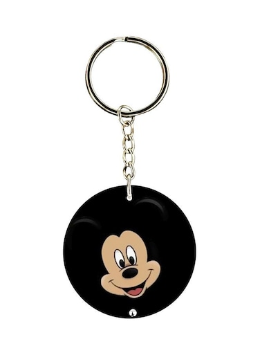 Mickey Mouse Printed Double Sided Keychain