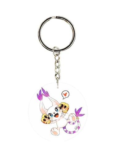 Digimon Anime Printed Keychain