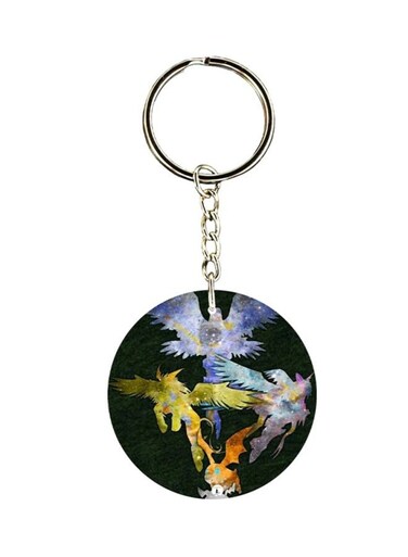 Anime Digimon Printed Keychain