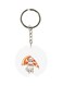 Cat Printed Plastic Keychain