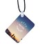 English Phrases Printed Car Mirror Pendant