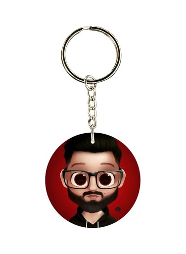 Cartoon Themed Dual Sided Keychain