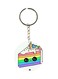 Birthday Cake Printed Keychain