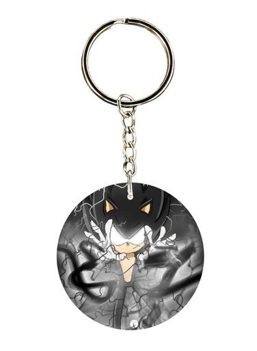 Double Sided Sonic Printed Keychain