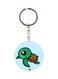 Turtles Printed Double Sided Keychain