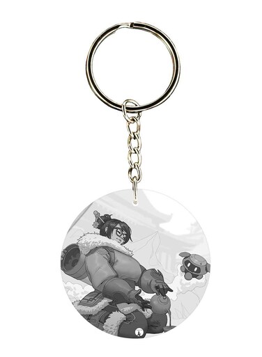 Overwatch Game Printed Keychain