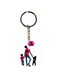 Cartoon Themed Single Sided Keychain