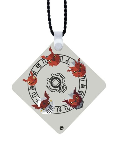Digimon Printed Car Mirror Pendant