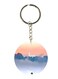 English Phrases Double Side Printed Keychain