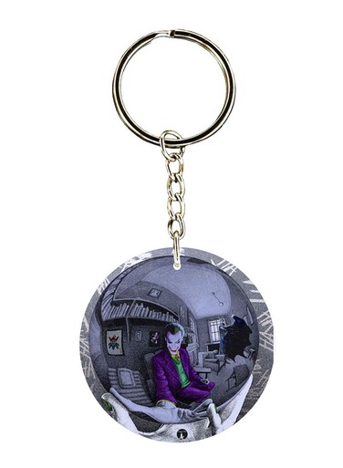 The Joker Printed Keychain