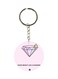 Shine Bright Like A Diamond Quote Printed Keychain