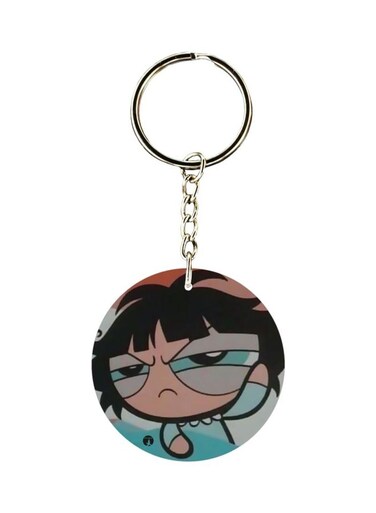 Powerpuff Girl Printed Keychain