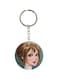 Girl Printed Dual Sided Keychain